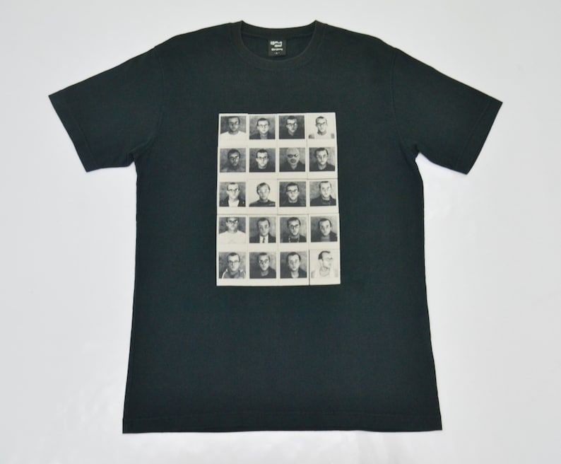 Keith Haring Shirt Keith Haring Houndred Faces Photograph Pop Art Tee T Shirt