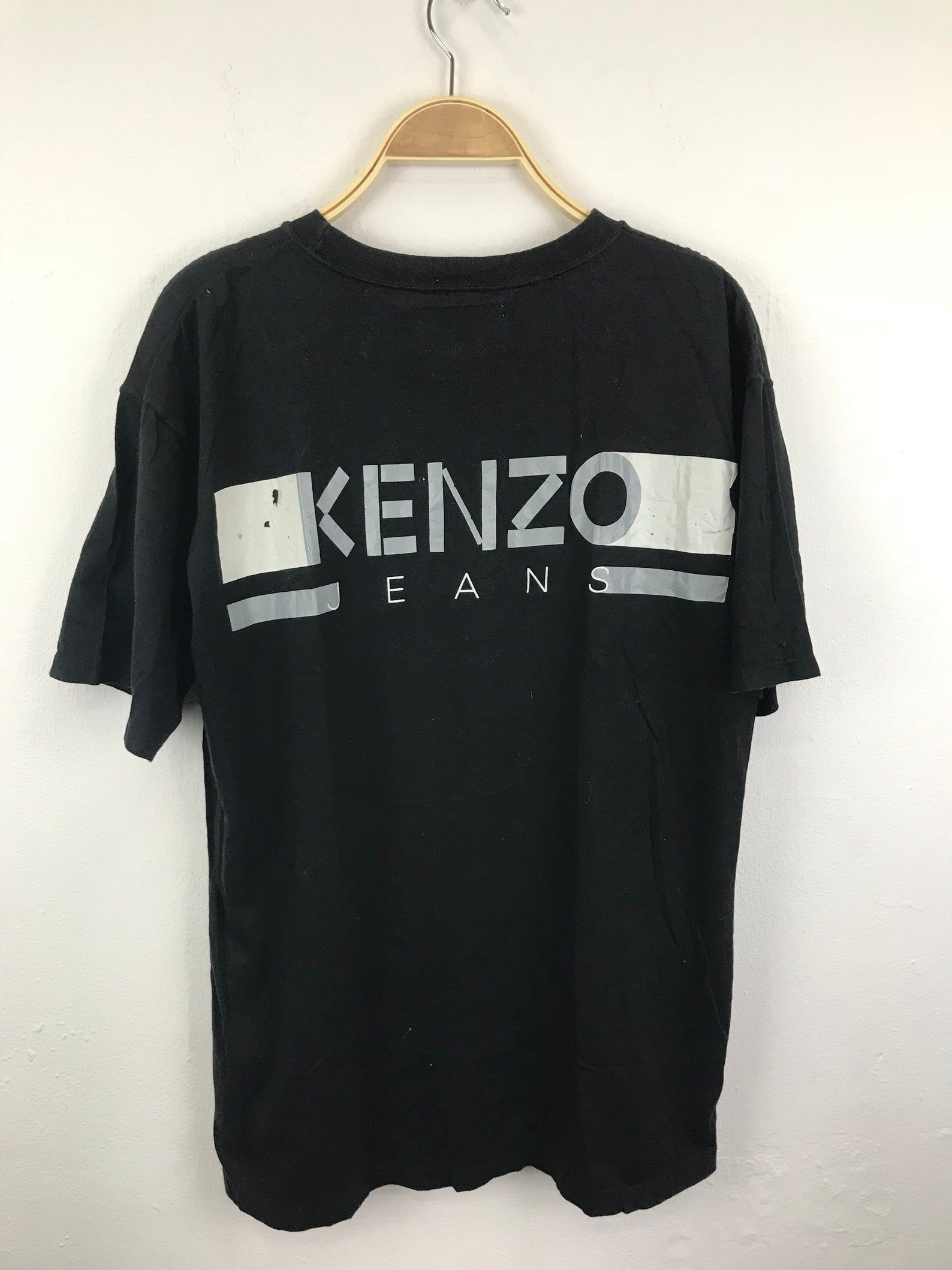 Kenzo Jeans Spellout Logo Shirt Made In Japan Free