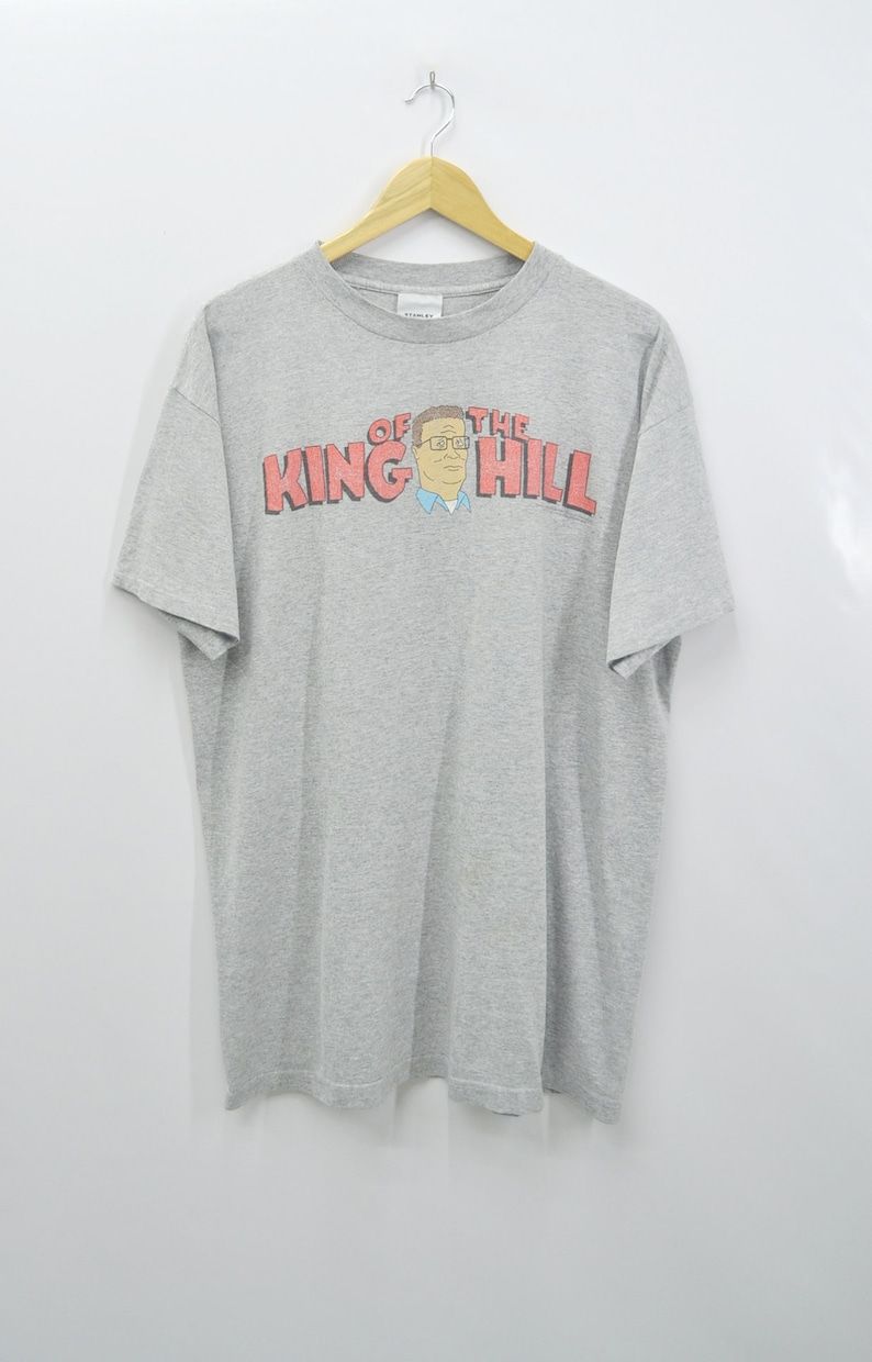 King Of The Hill Shirt Vintage 90S King Of The Hill American Animated Sitcom By Stanley Desantis Made In Usa Tee T Shirt