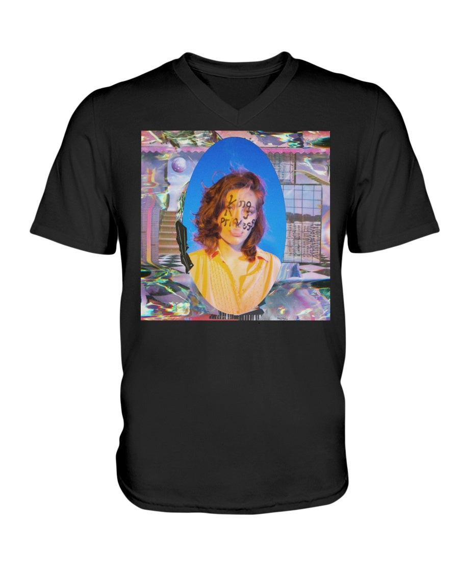 King Princess Make My Bed Ep Cover V Neck Tee 211214