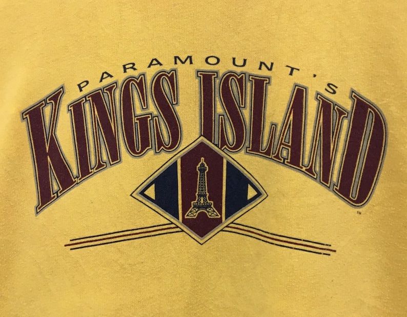 Kings Island Crewneck Sweatshirt Jumper Big Logo Spell Out Pulloverstreetwear