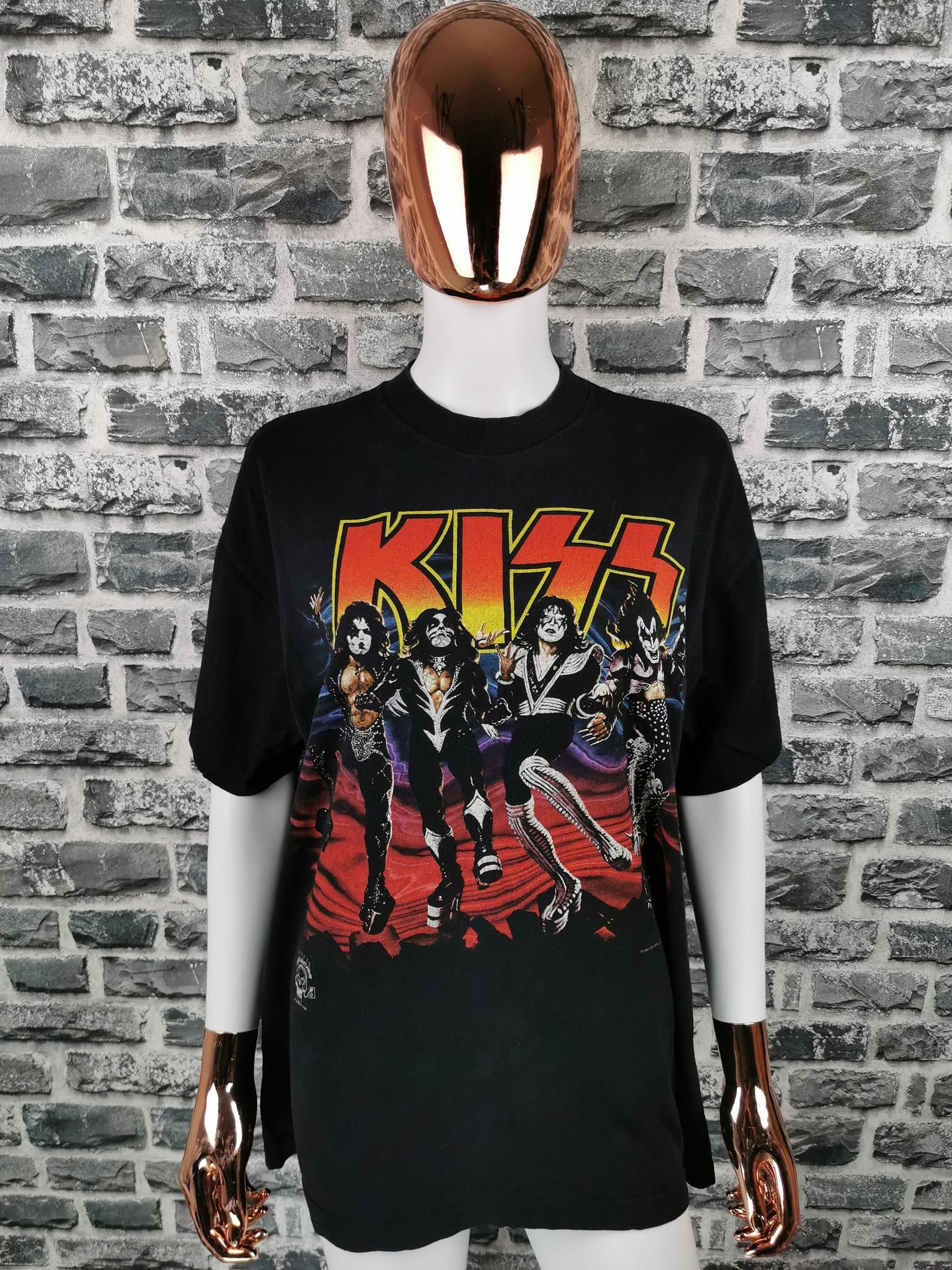 Kiss 1996 Vintage T-Shirt Destroyer 20 Years Of Destruction / Ozzy Osbourne / Rolling Stones / Lenny Kravitz / Aerosmith / Poison