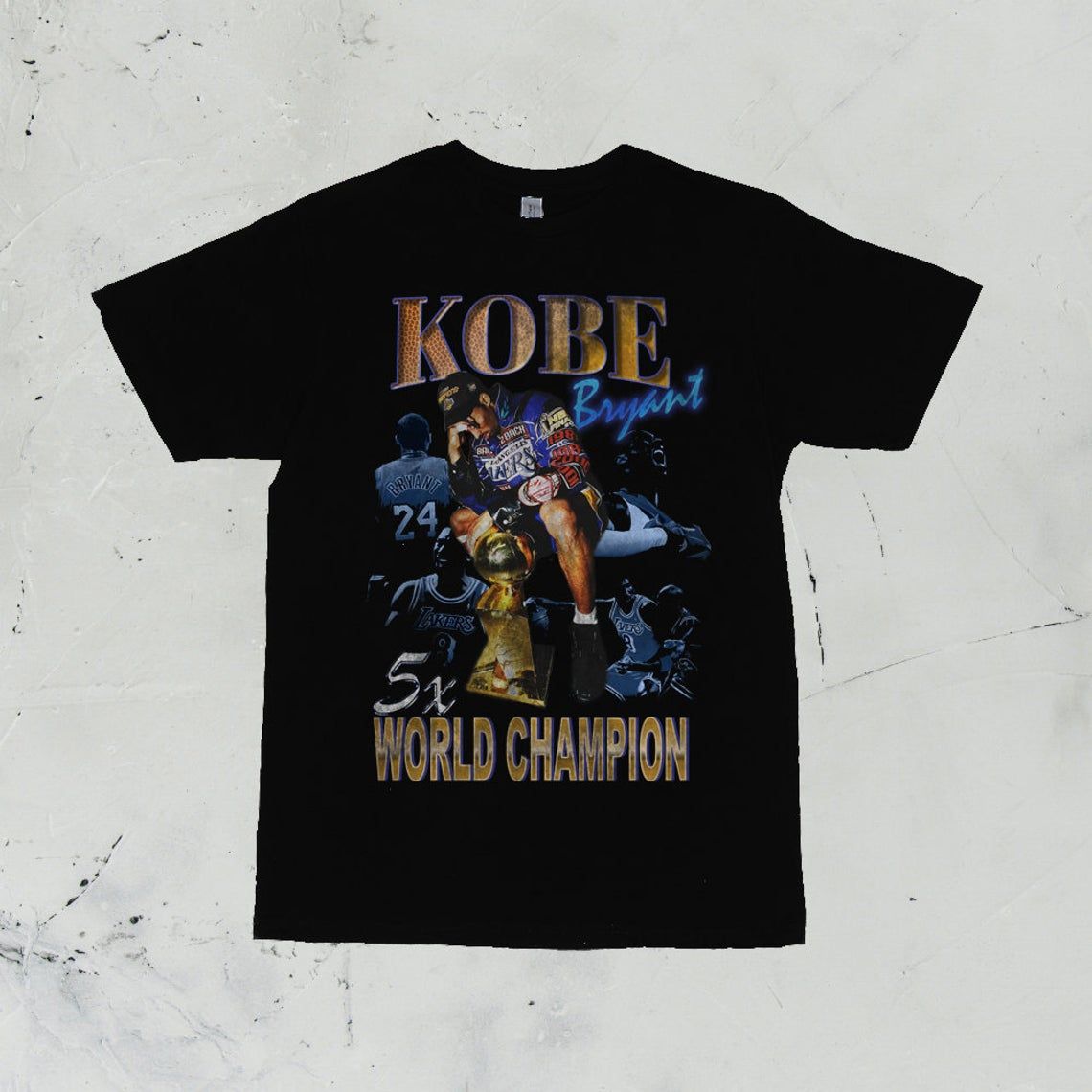 Kobe Bryant World Champion Los Angeles Lakers Rap Vintage shirt