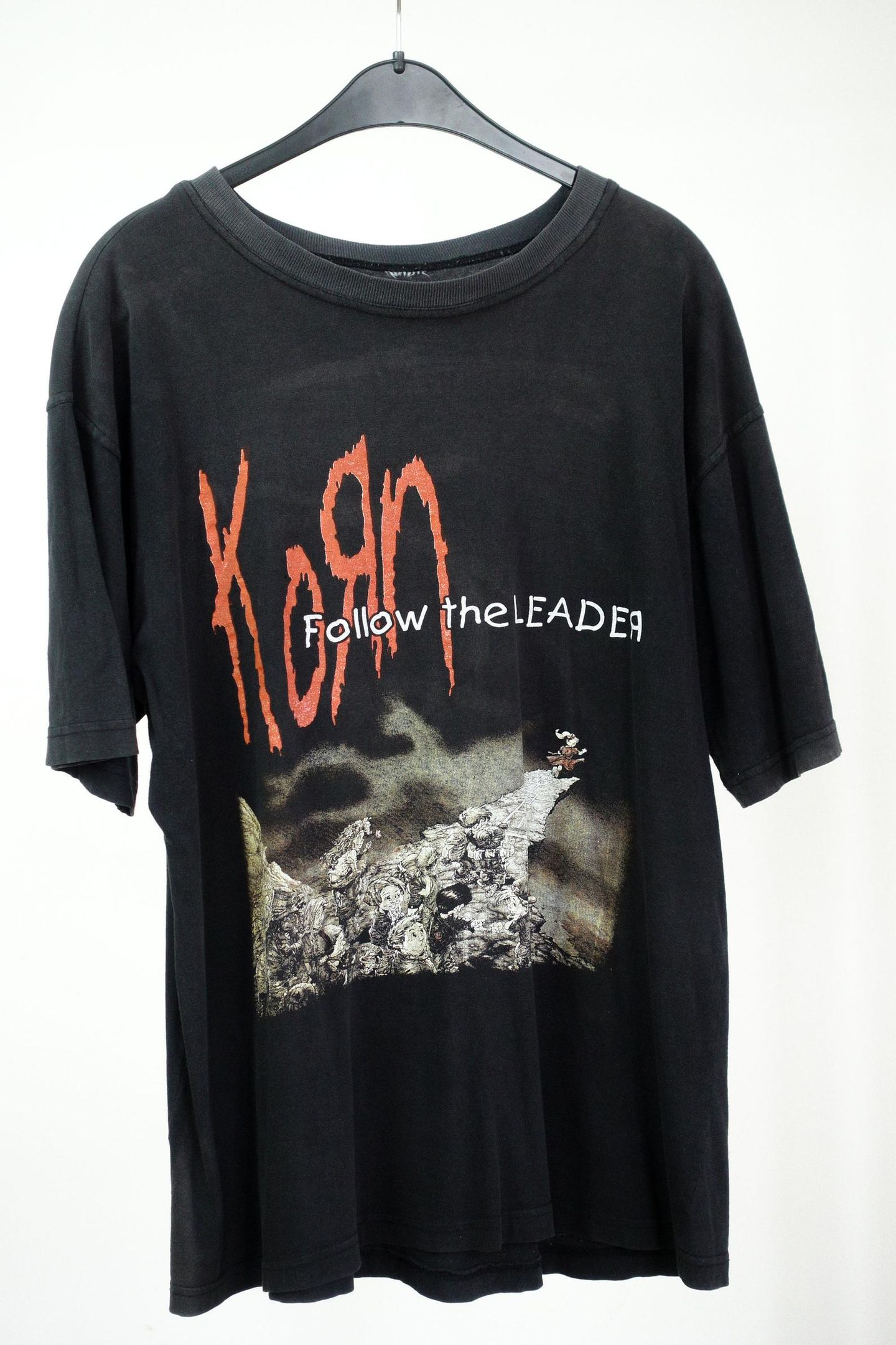 Korn - Fire Follow The Leader 1998 Vintage T-Shirt korn fire follow the leader 1998 vintage t shirt a1fph
