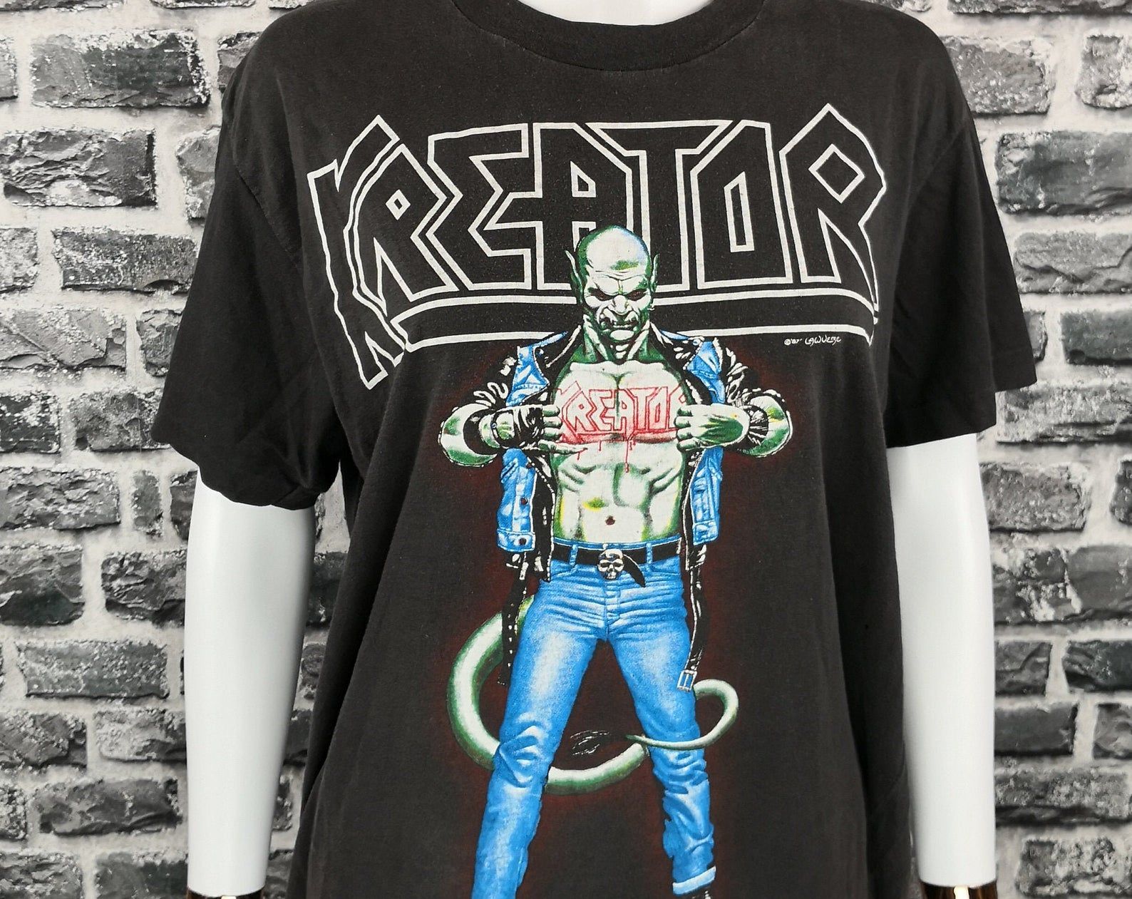 Kreator 1987 Vintage T-Shirt World Tour Tee