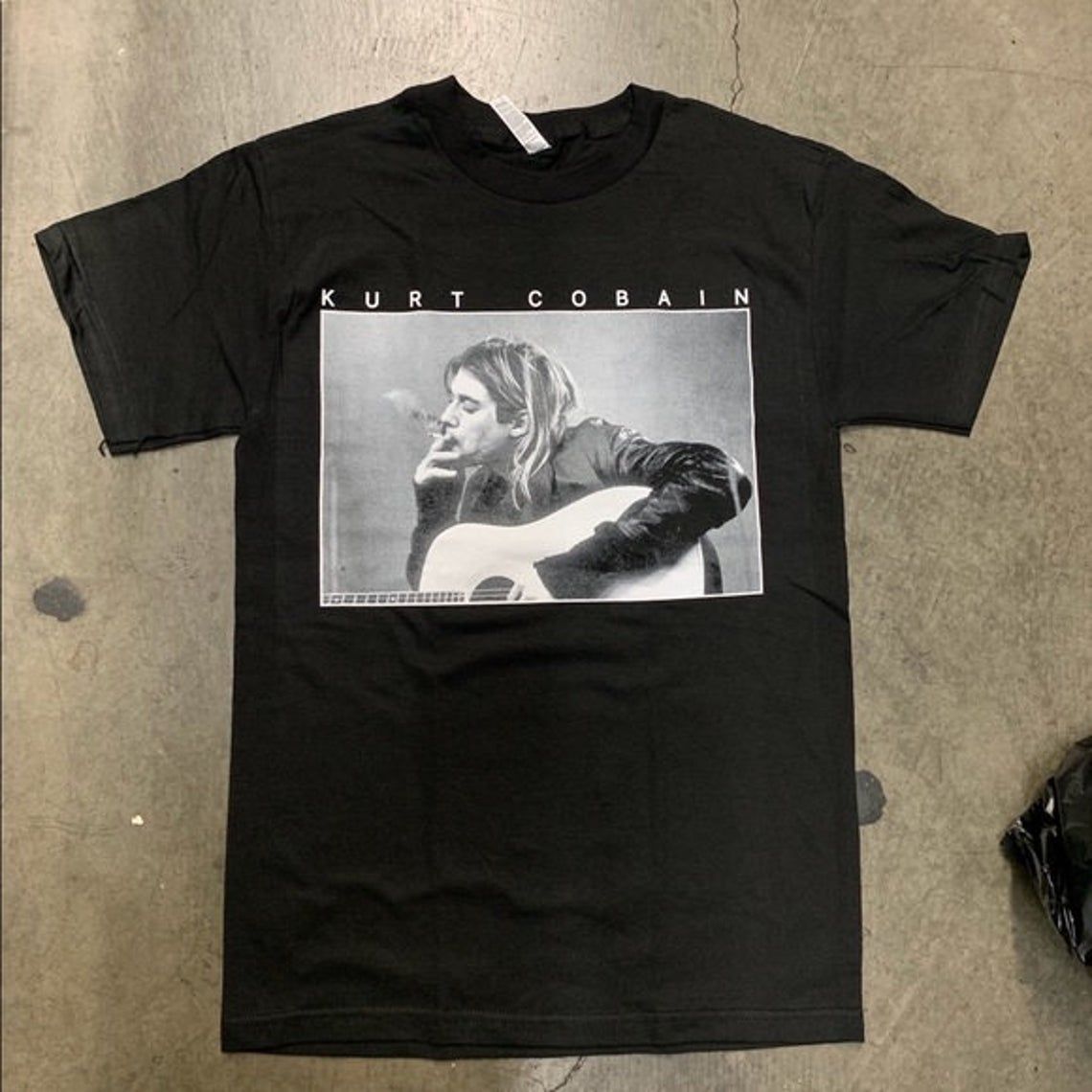 Kurt Cobain Playing Guitar Shirt