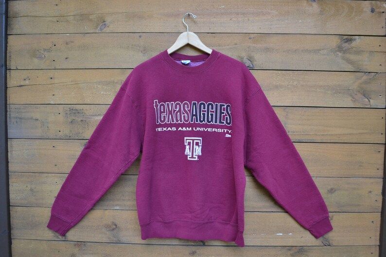 Late 1980S Salem Sportswear Texas Aggies Am University Classic Sports Brand