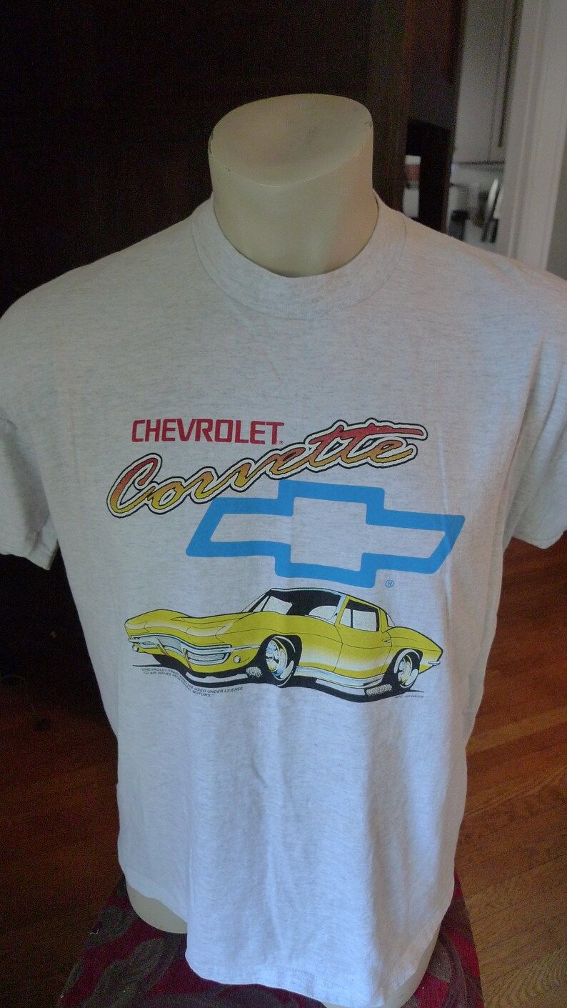 Late 1990S Chevrolet Corvette Shirt Single Sided