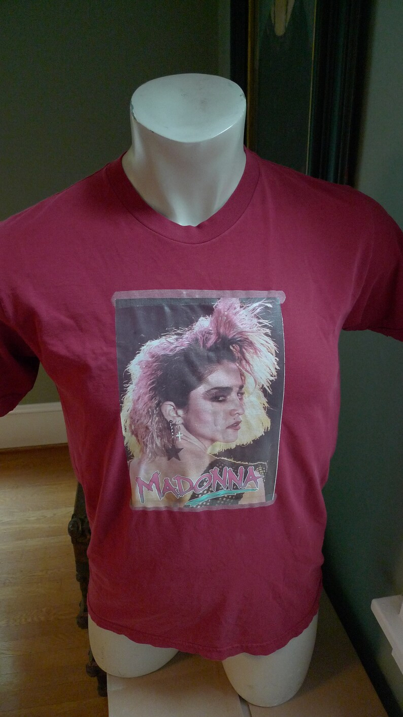 Late 1990S Madonna Shirt Single Sided Screen Stars