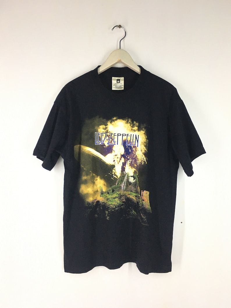 Led Zeppelin Rock Band Tour Concert Promo T Shirt