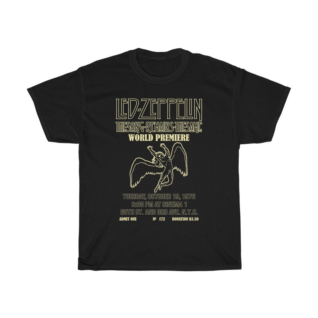 Led Zeppelin The Song Remains The Same Unisex Heavy Cotton Tee 211110