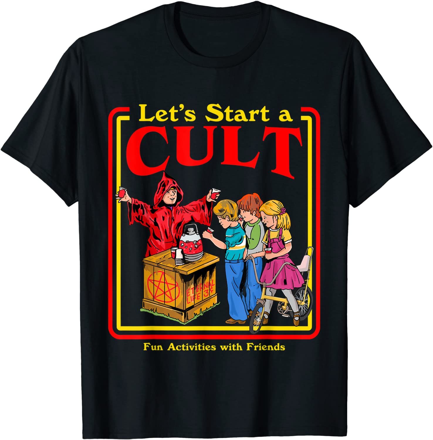 Let'S Start A Cult Satanic Vintage Horror Edgy