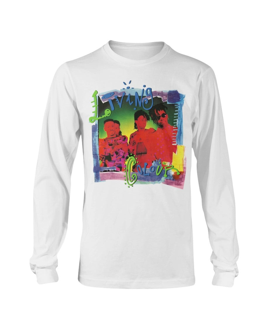 Living Colour Vivid Tour T Shirt 1989 Long Sleeve T Shirt 211214