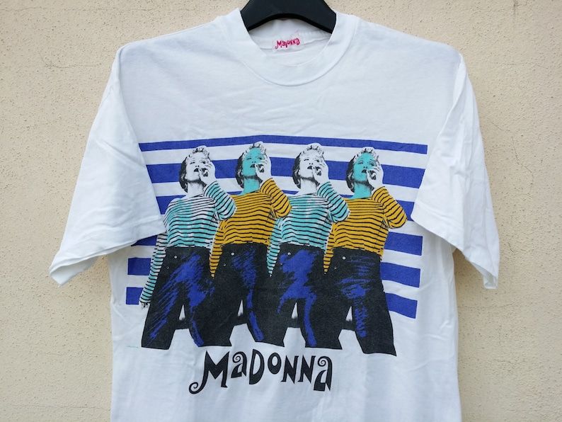 Madonna Shirt Vintage Madonna Boy Toy Inc Tour Concert Promo White Tee T Shirt