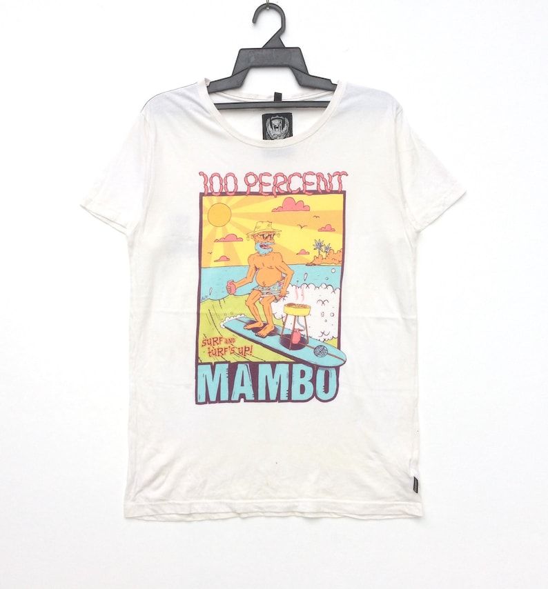 Mambo 100 Big Logo T Shirt Mambo Artist Series Spell Out T Shirt