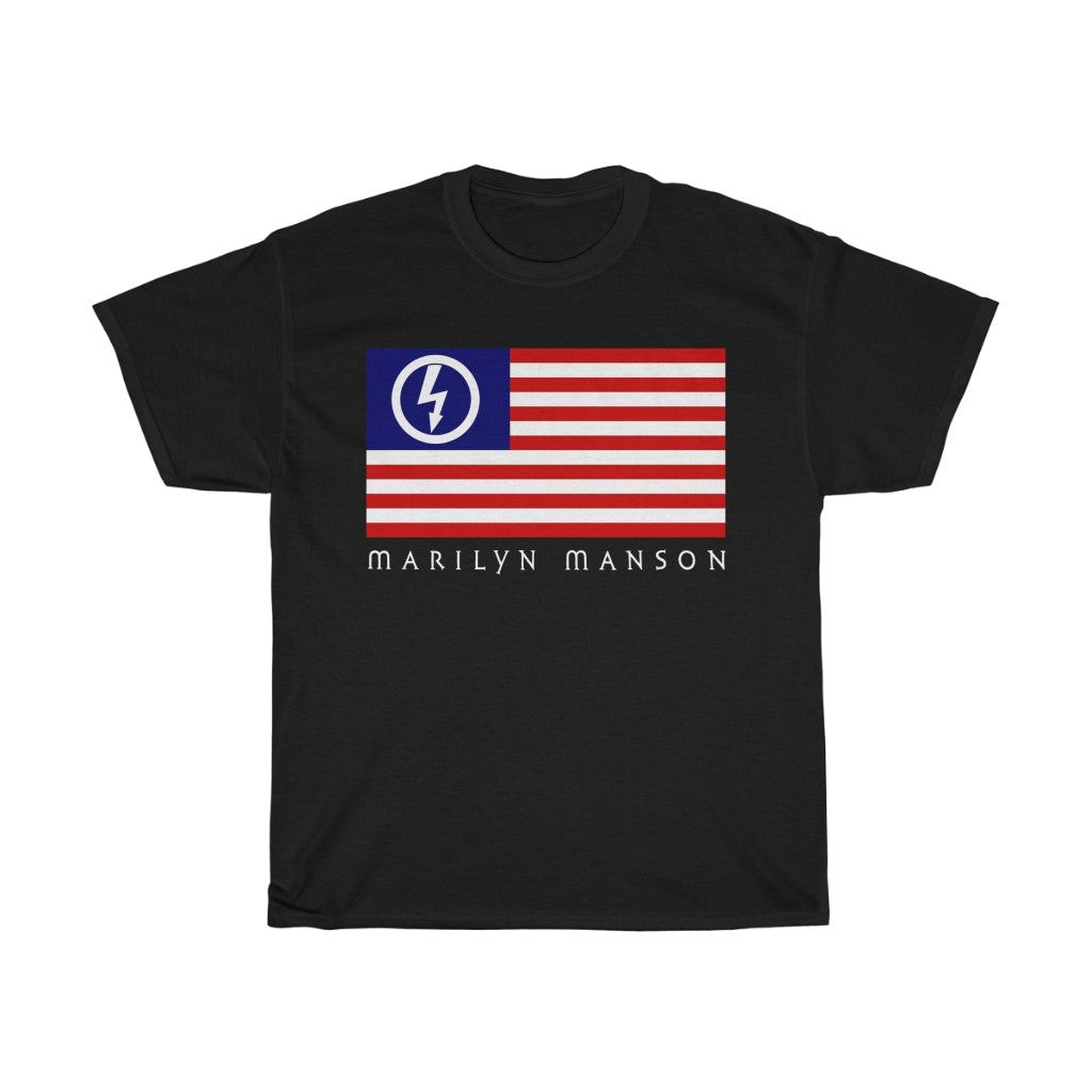 Marilyn Manson 1997 Vintage T Shirt American By Birth Antichrist By Choice Tee 211216