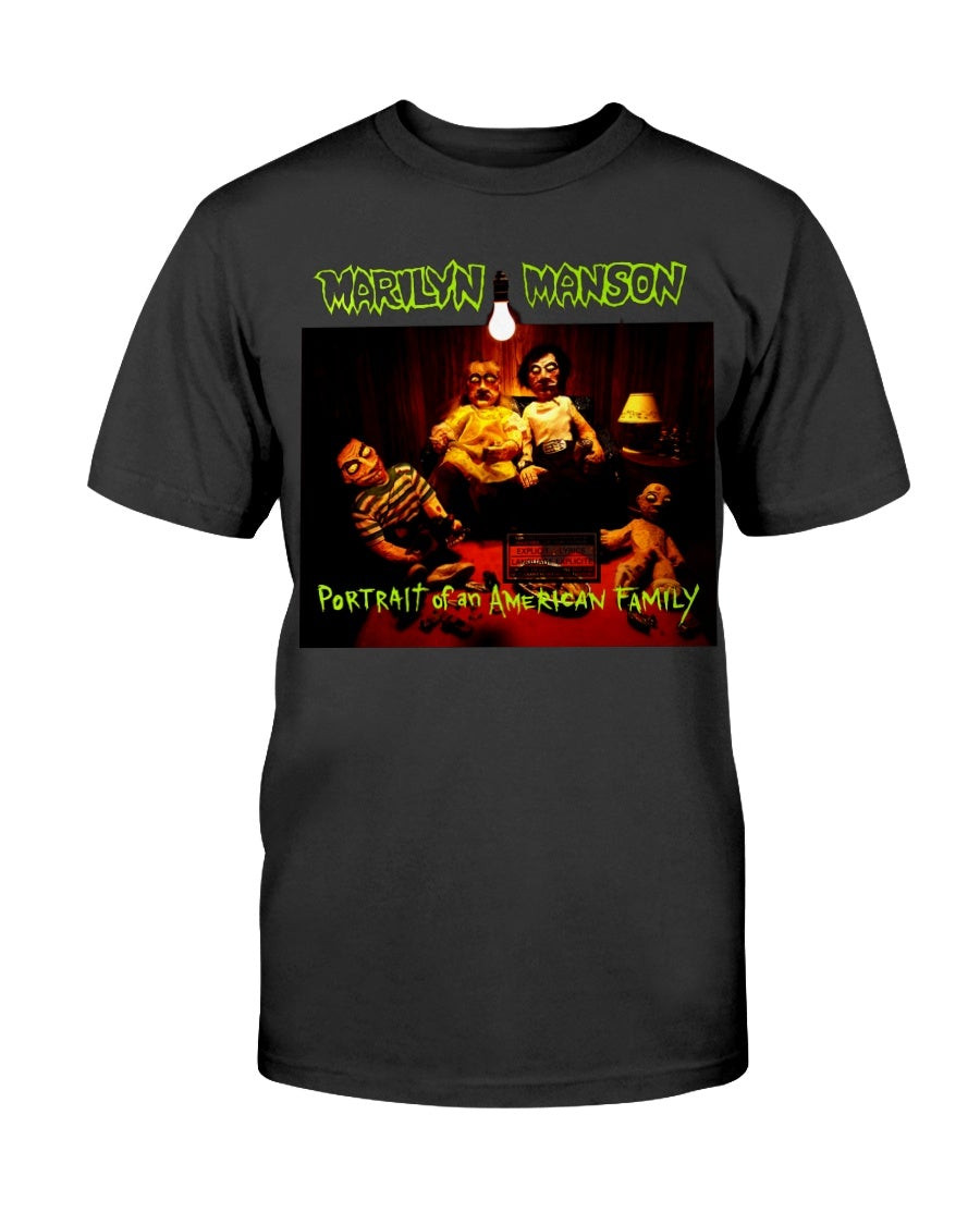 Marilyn Manson Portrait Of An American Family T Shirt 210927 marilyn manson portrait of an american family t shirt 210927 yygl8