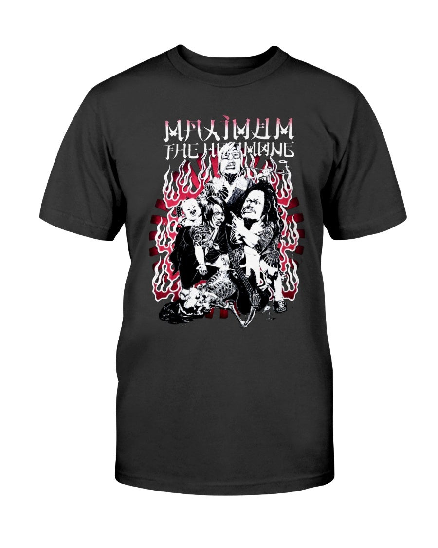 Maximum The Hormone Japanese Heavy Metal Band Vintage T Shirt 210927