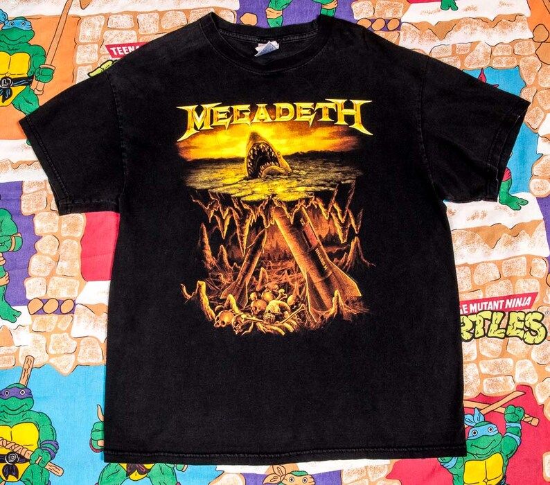 Megadeth Thrash Metal Rare Design Shirt