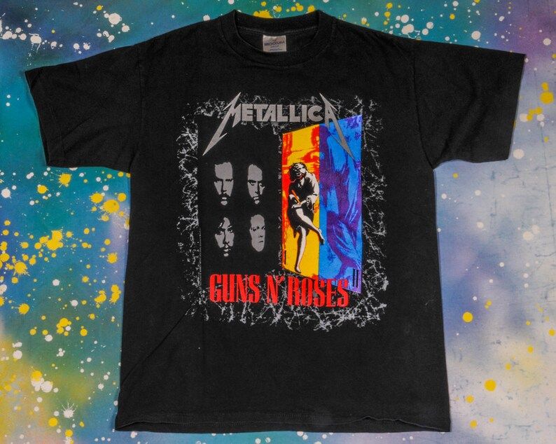 Metallica x Guns N' Roses 1992 Stadium Tour Shirt