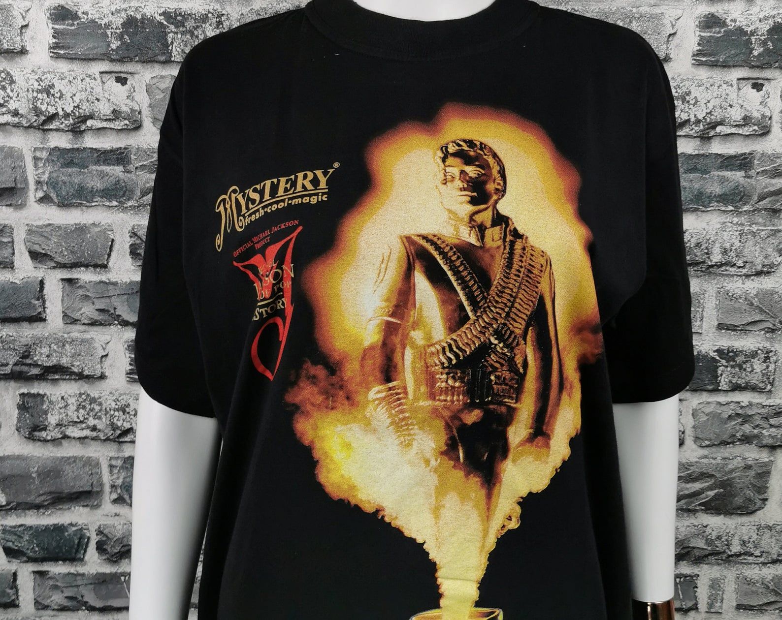 Michael Jackson 1996 Vintage T-Shirt Mystery Tour King Of Pop / Rare / Janet Jackson / Jackson Five 5