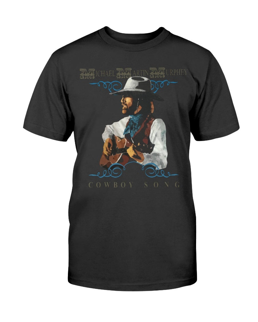 Michael Martin Murphey Cowboy Songs 1990 Vintage T Shirt 211013