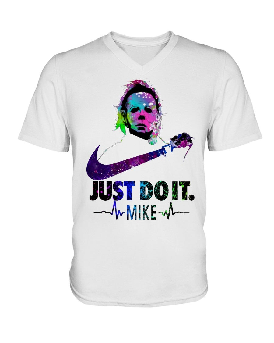 Michael Myers Just Do It Mike V Neck Tee 210918