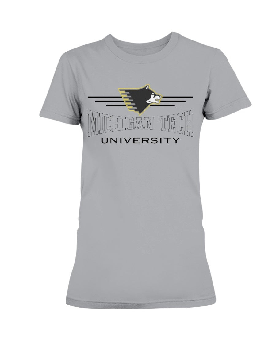 Michigan Tech University Ladies T Shirt 211126