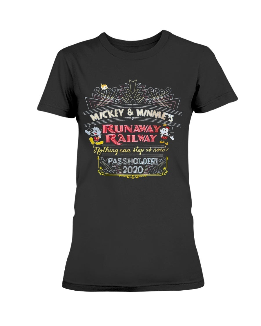 Mickey And MinnieS Runaway Railway Merch Coming To Disney Ladies T Shirt 211007