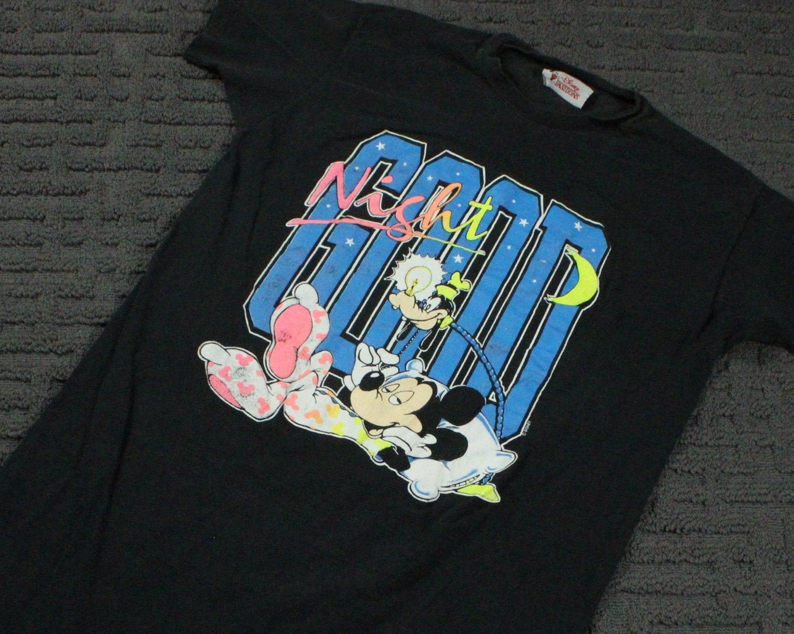 Mickey Mouse T-Shirt / Vintage 90S Walt Disney World Promo Graphic Tee / Nightgown