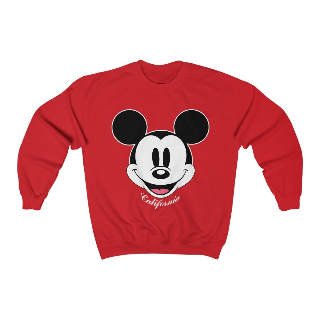 Mickey Mousedisneycalifornia1990S Faded Mickey Mouse Sweatshirt 211220