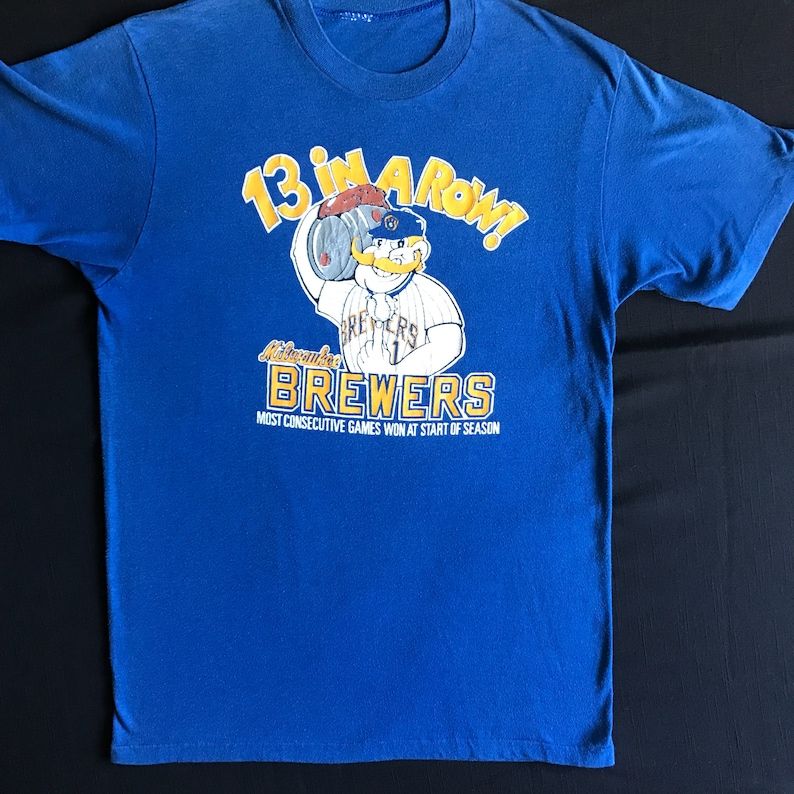 Milwaukee Brewers Vintage T Shirt milwaukee brewers vintage t shirt zyuwk