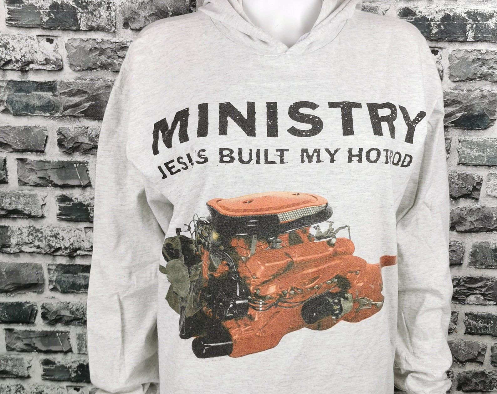 Ministry 1991 Vintage Longsleeve Shirt / Jesus Built My Hotrod / Brockum Tag / Mega Rare