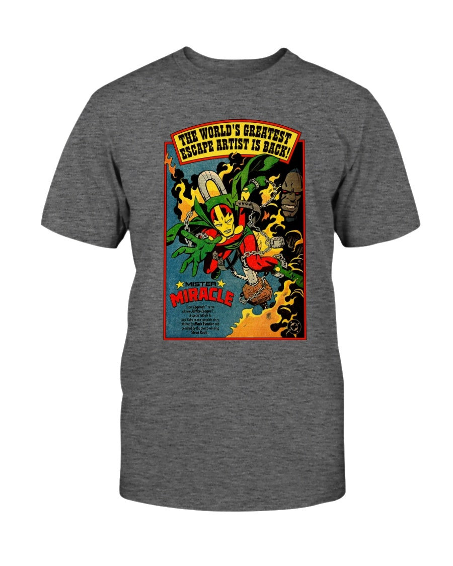 Mister Miracle   Steve Rude T Shirt 211105