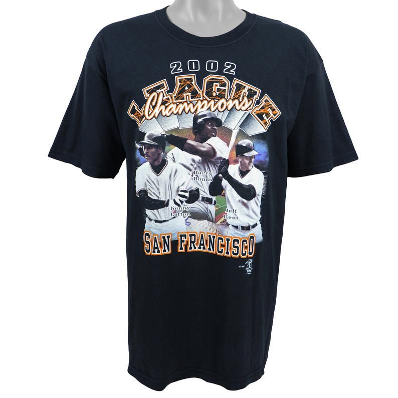 Mlb League Champions San Francisco Giants Spell Out Deadstock 2002 Shirt