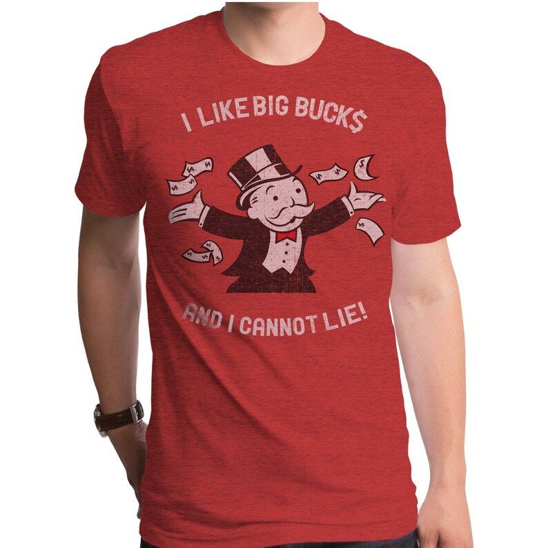 Monopoly Big Bucks Mens T Shirt