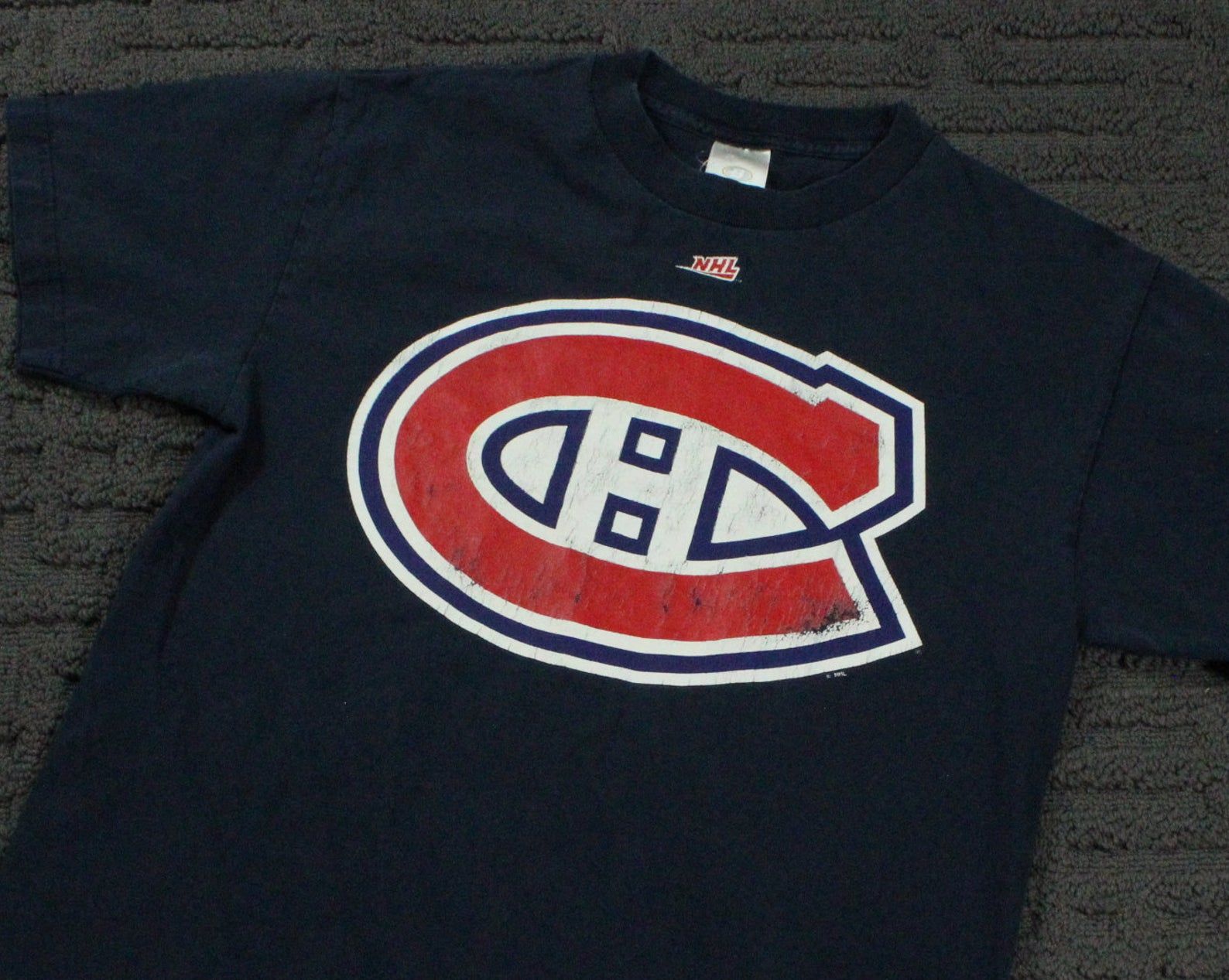 Montreal Canadiens T-Shirt / Vintage Canadian Sports Team / Nhl Canada Hockey Graphic Promo Tee / 90S Hip Hop Clothing
