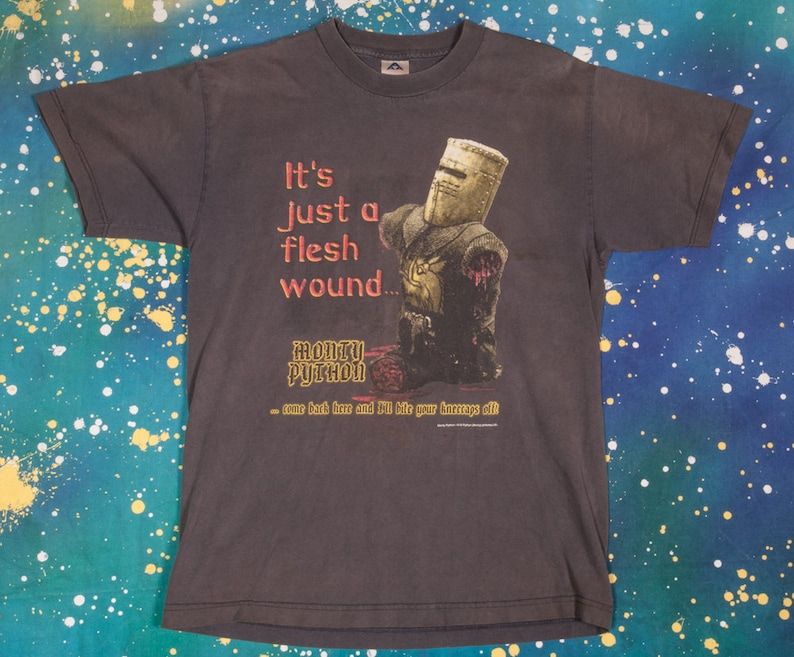 Monty Python Holy Grail Flesh Wound T Shirt