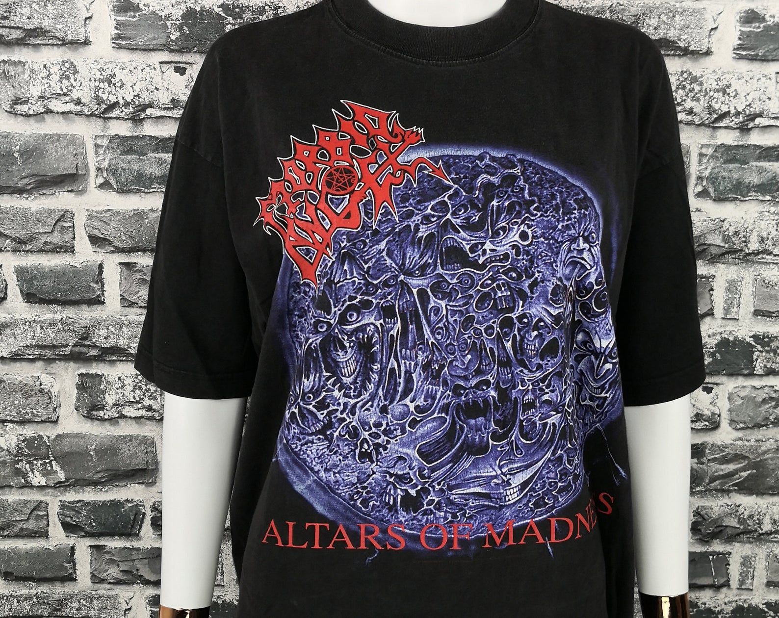 Morbid Angel 1999 Vintage T-Shirt 10 Years Of Madness