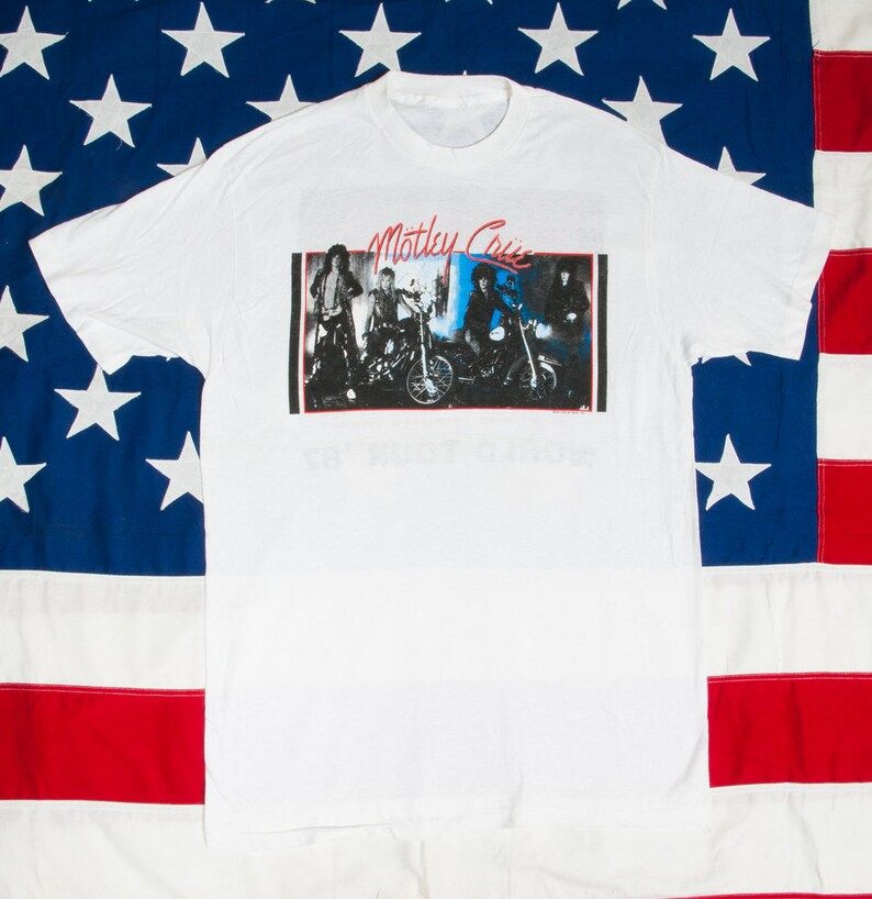 Motley Crue Girls Girls Girls Deadstock 1987 World Tour