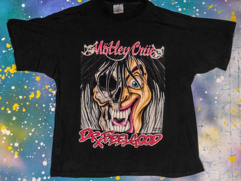 Motley Crue Metal Rock Rare Design Shirt