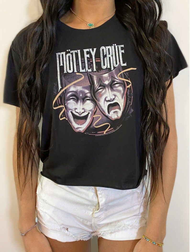 Motley Crue Theatre Of Pain Cali Crop Top