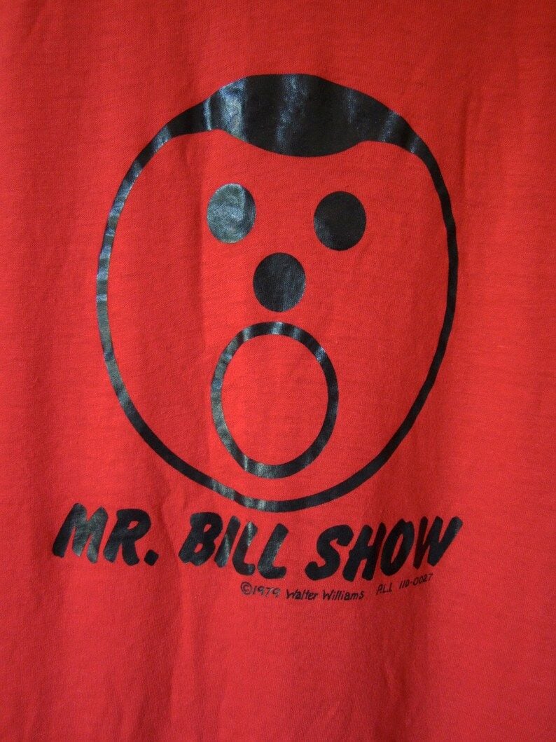 Mr Bill Tshirt Vintage 70S Snl