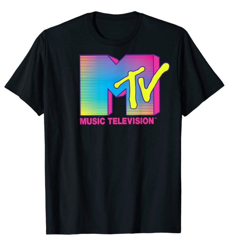 Mtv Logo Fluorescent Colors Graphic Shirt