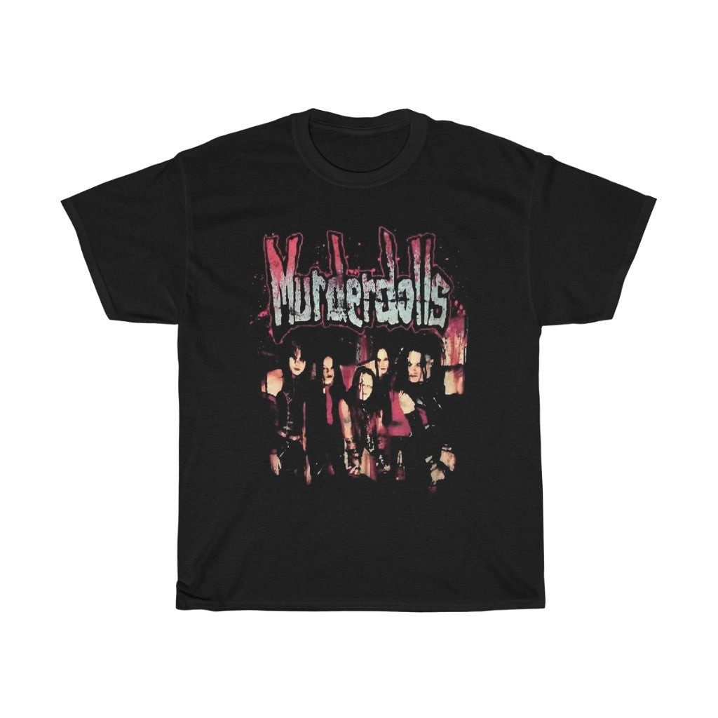 Murderdolls Crew Neck Band Unisex Heavy Cotton Tee 211020 murderdolls crew neck band unisex heavy cotton tee 211020 gfzeh