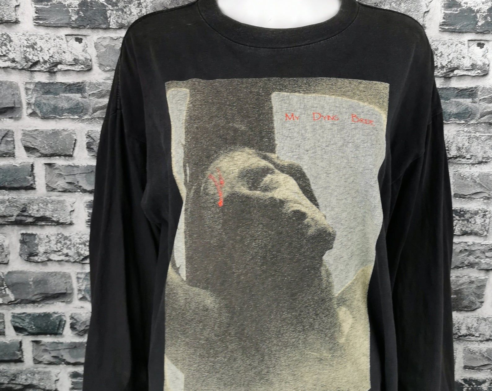 My Dying Bride 1995 Vintage Longsleeve Shirt The Angel And The Dark River / Black Metal / Death Metal / Mega Rare my dying bride 1995 vintage longsleeve shirt the angel and the dark river black metal death metal mega rare 3lnly