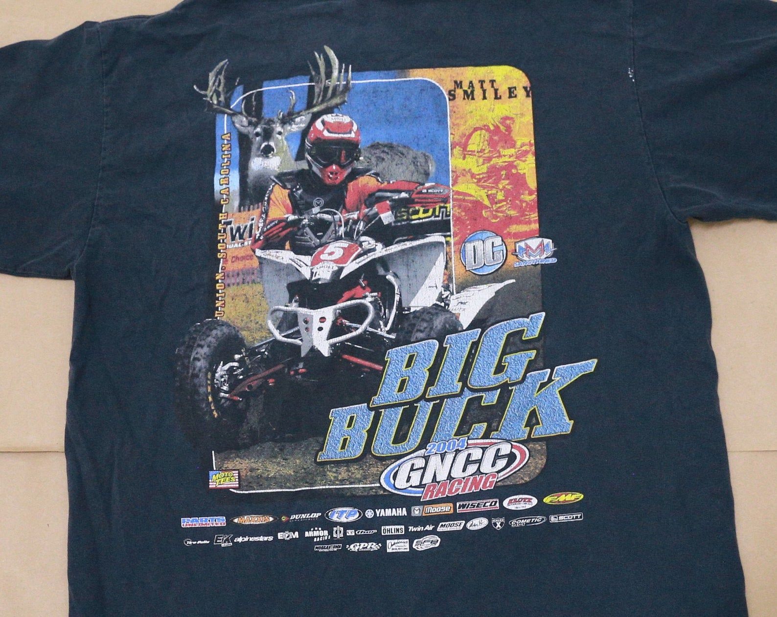 Nascar Bick Buck Gncc Racing 2004 - Vintage Tee nascar bick buck gncc racing 2004 vintage tee qca7b