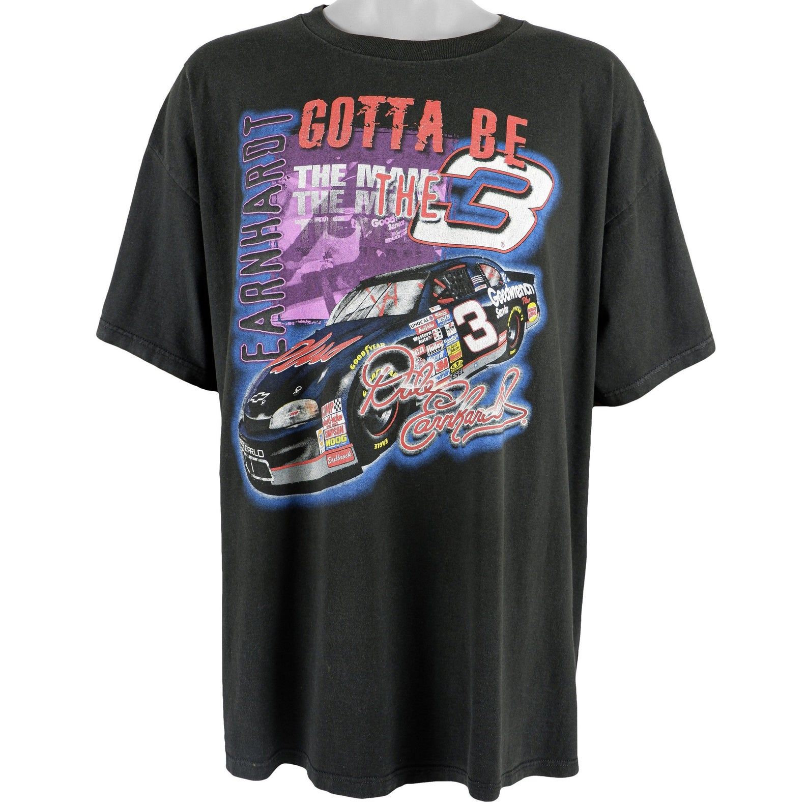 Nascar Competitors View - 'Dale Earnhardt Gotta Be The Man' T-Shirt 1990'S Xx-