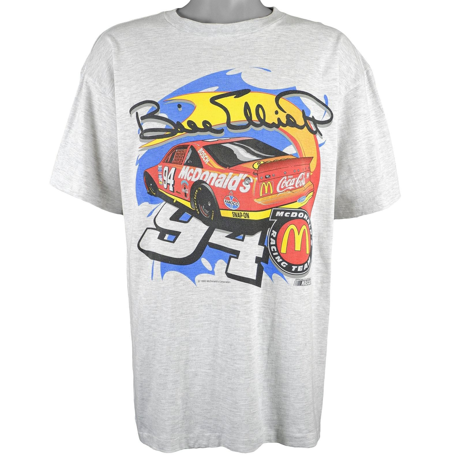 Nascar Jun Jul - 'Bill Elliott 94 - Mcdonald'S Racing Team' T-Shirt 1995