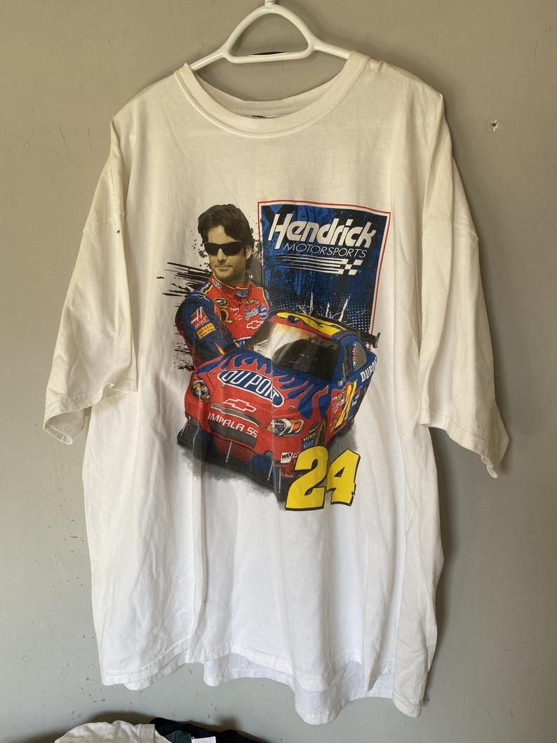 Nascar Racing Graphic Print  Motor Sports  Speed Way Promo 80s 90s Shirt
